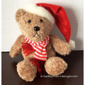cute soft animal toys / festive chinese plush bear